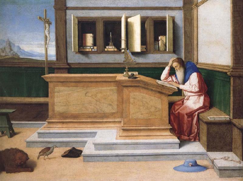 Saint Jerome in His Study, Vincenzo Catena